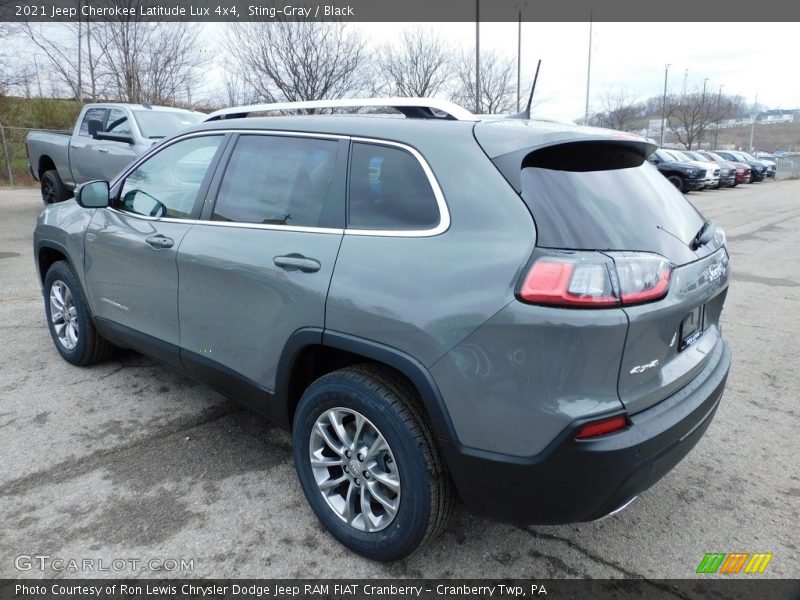 Sting-Gray / Black 2021 Jeep Cherokee Latitude Lux 4x4