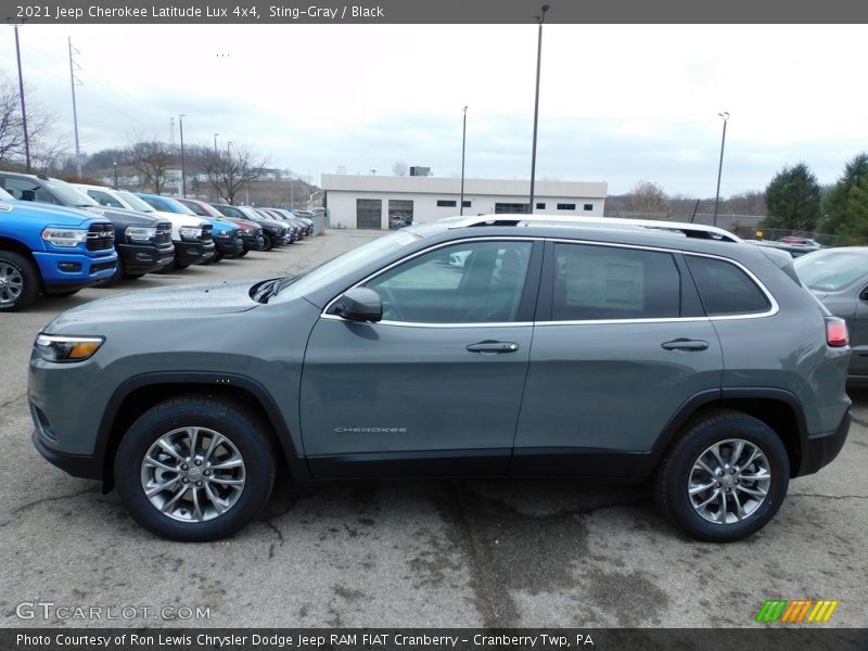 Sting-Gray / Black 2021 Jeep Cherokee Latitude Lux 4x4