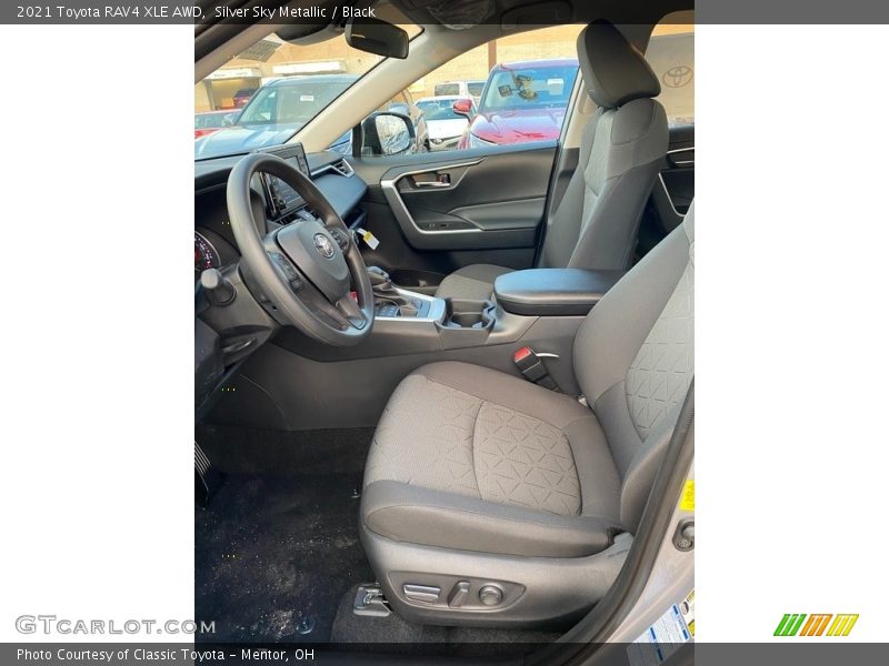 Silver Sky Metallic / Black 2021 Toyota RAV4 XLE AWD