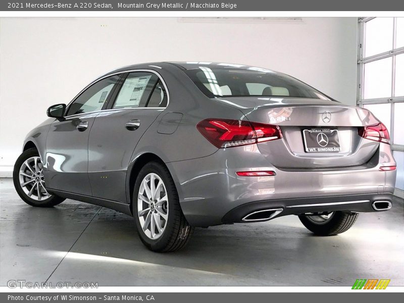 Mountain Grey Metallic / Macchiato Beige 2021 Mercedes-Benz A 220 Sedan