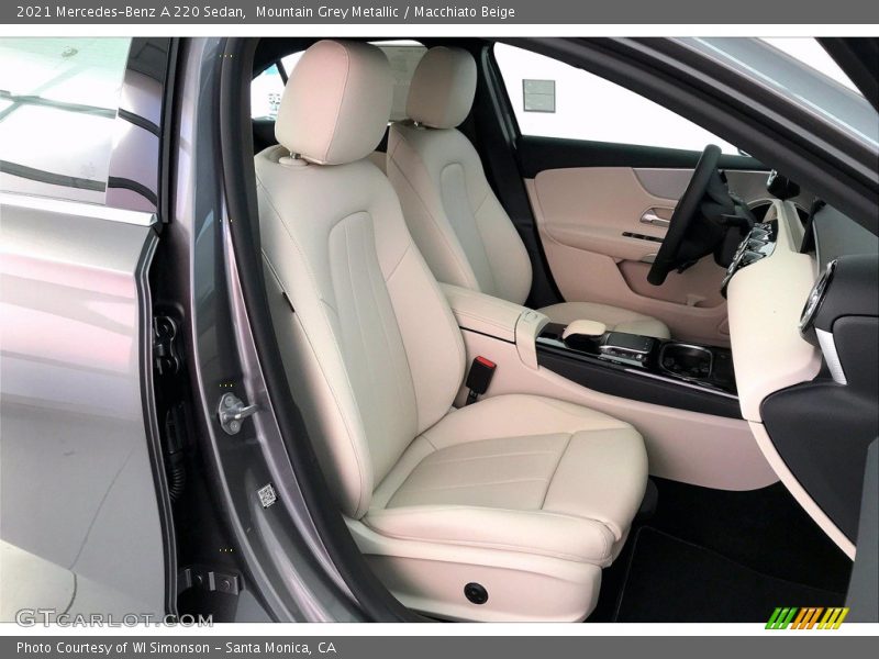 Mountain Grey Metallic / Macchiato Beige 2021 Mercedes-Benz A 220 Sedan