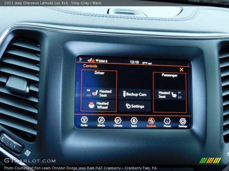 Sting-Gray / Black 2021 Jeep Cherokee Latitude Lux 4x4