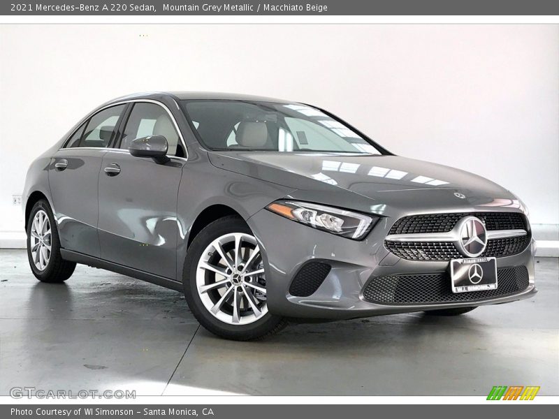 Mountain Grey Metallic / Macchiato Beige 2021 Mercedes-Benz A 220 Sedan