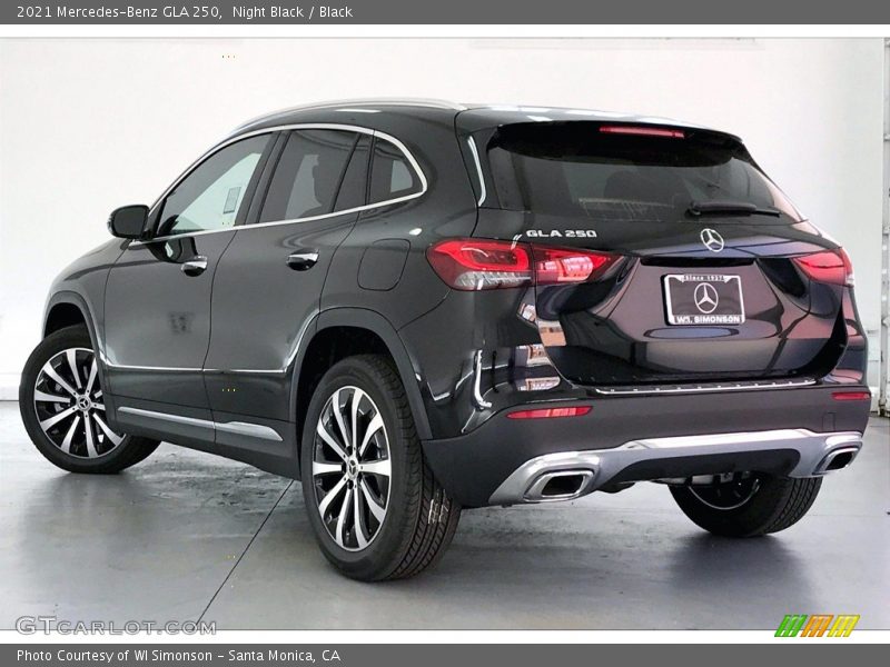 Night Black / Black 2021 Mercedes-Benz GLA 250