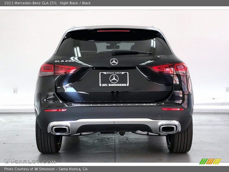 Night Black / Black 2021 Mercedes-Benz GLA 250