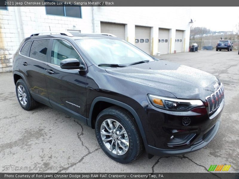 Sangria Metallic / Black 2021 Jeep Cherokee Latitude Lux 4x4