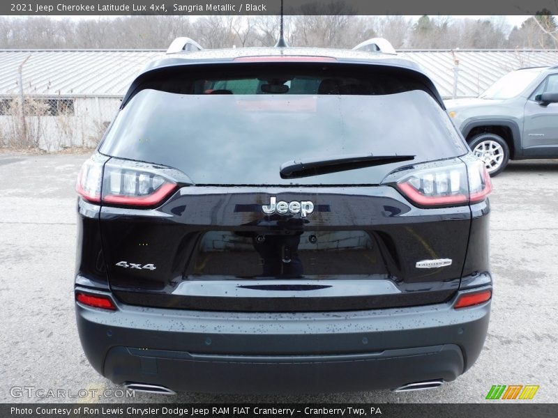 Sangria Metallic / Black 2021 Jeep Cherokee Latitude Lux 4x4