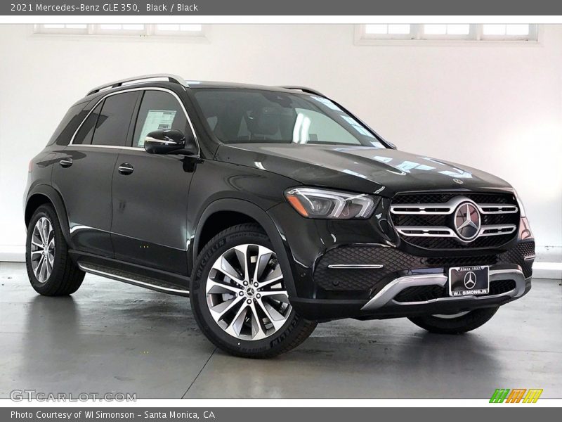 Black / Black 2021 Mercedes-Benz GLE 350