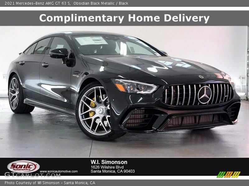 Obsidian Black Metallic / Black 2021 Mercedes-Benz AMG GT 63 S