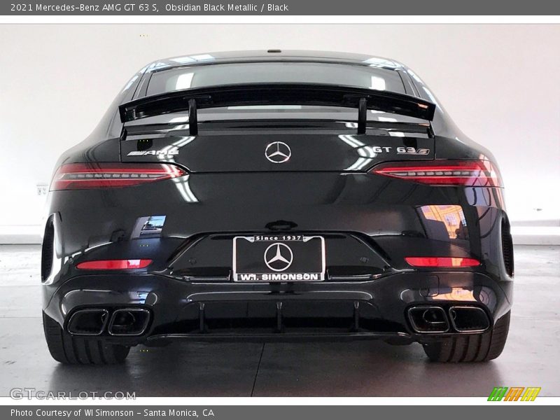 Obsidian Black Metallic / Black 2021 Mercedes-Benz AMG GT 63 S