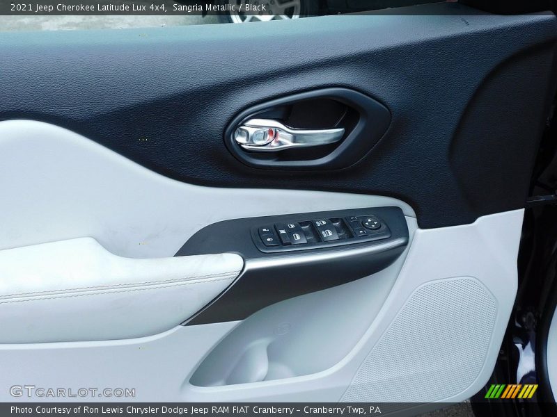 Sangria Metallic / Black 2021 Jeep Cherokee Latitude Lux 4x4