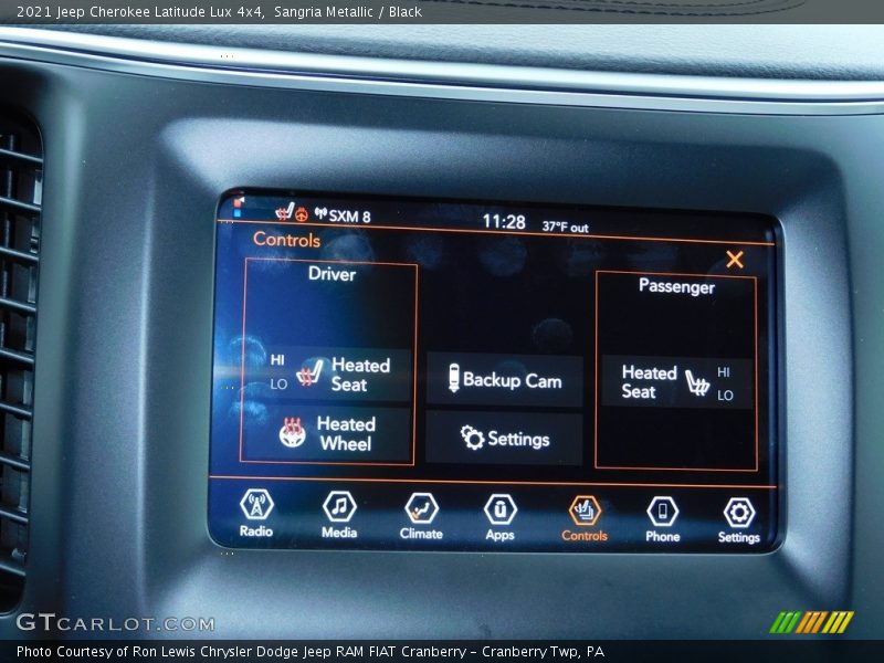 Sangria Metallic / Black 2021 Jeep Cherokee Latitude Lux 4x4