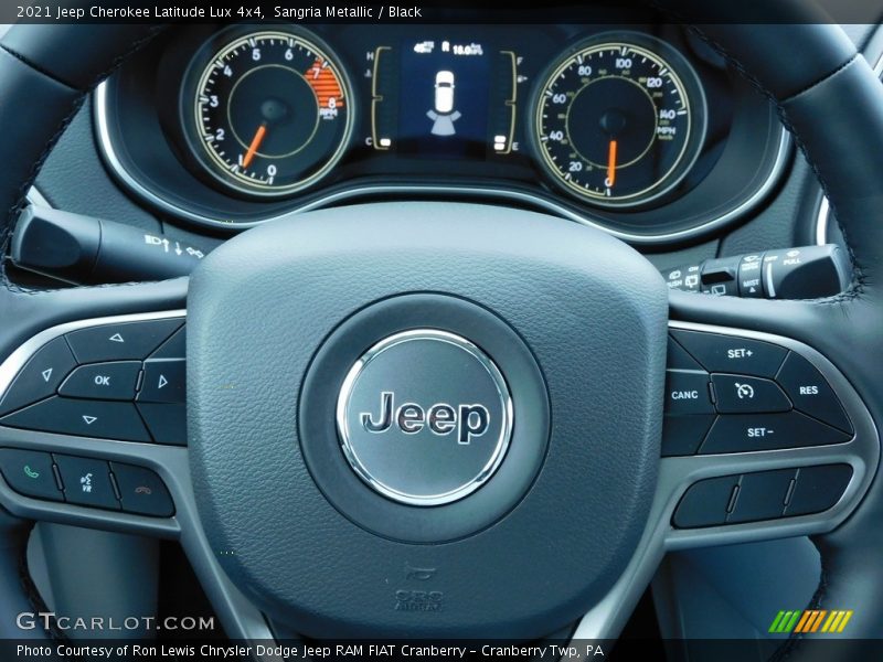 Sangria Metallic / Black 2021 Jeep Cherokee Latitude Lux 4x4