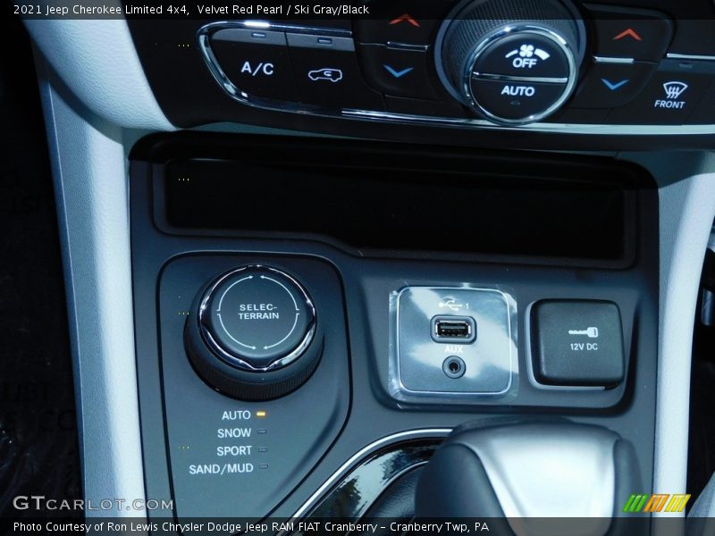 Controls of 2021 Cherokee Limited 4x4