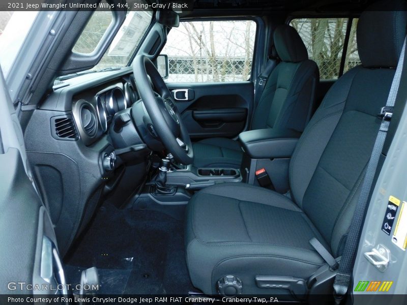 Sting-Gray / Black 2021 Jeep Wrangler Unlimited Willys 4x4