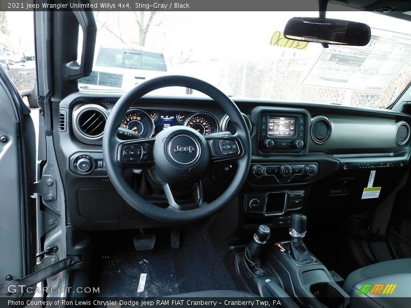 Sting-Gray / Black 2021 Jeep Wrangler Unlimited Willys 4x4