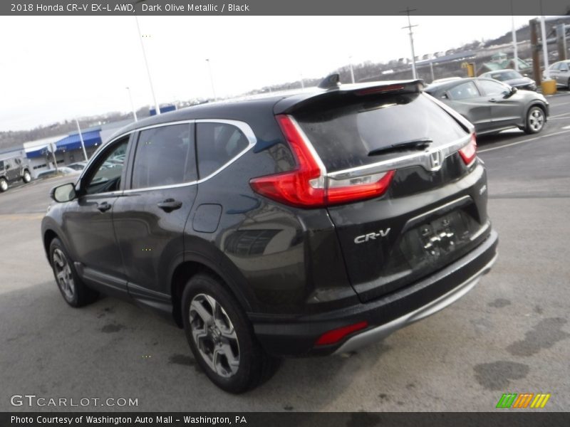 Dark Olive Metallic / Black 2018 Honda CR-V EX-L AWD