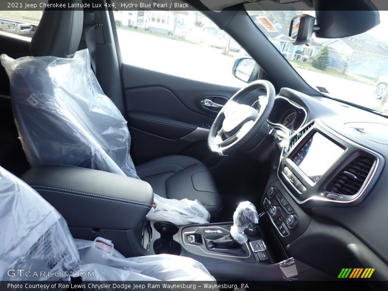Hydro Blue Pearl / Black 2021 Jeep Cherokee Latitude Lux 4x4