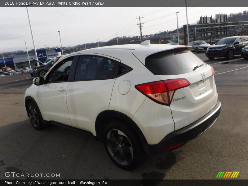 White Orchid Pearl / Gray 2018 Honda HR-V EX AWD