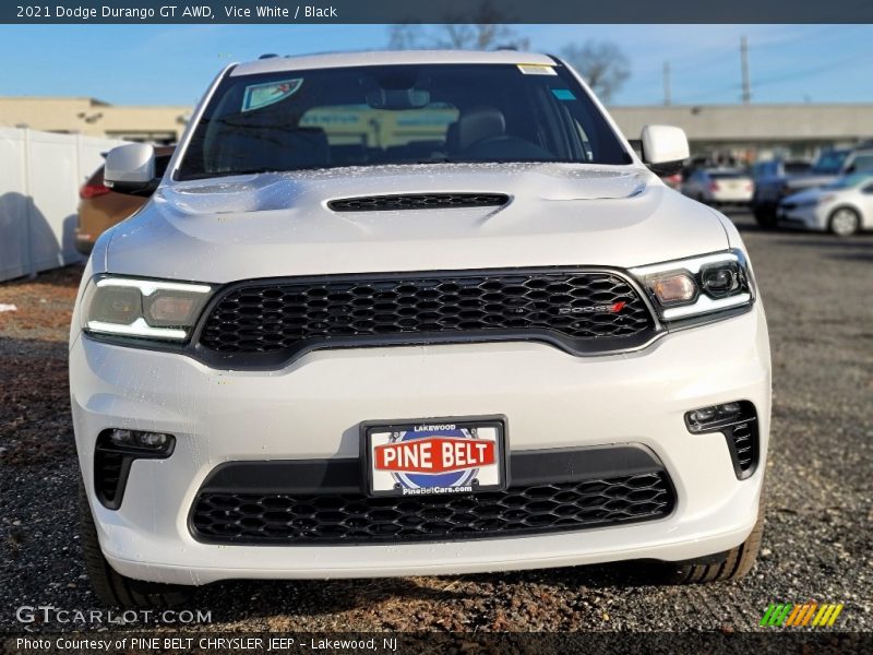 Vice White / Black 2021 Dodge Durango GT AWD