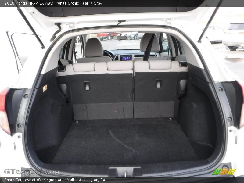 White Orchid Pearl / Gray 2018 Honda HR-V EX AWD