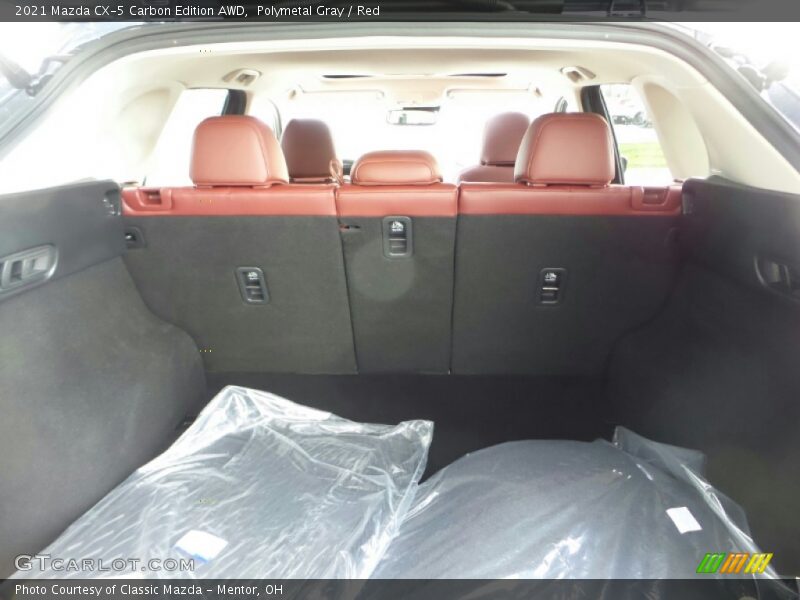 Polymetal Gray / Red 2021 Mazda CX-5 Carbon Edition AWD