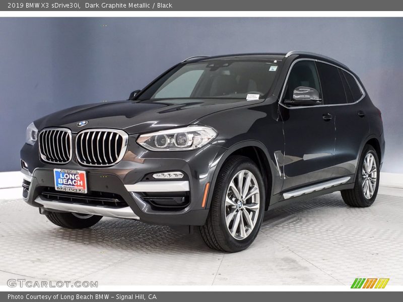 Dark Graphite Metallic / Black 2019 BMW X3 sDrive30i