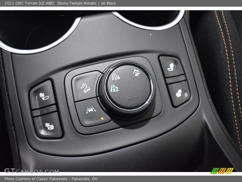 Controls of 2021 Terrain SLE AWD