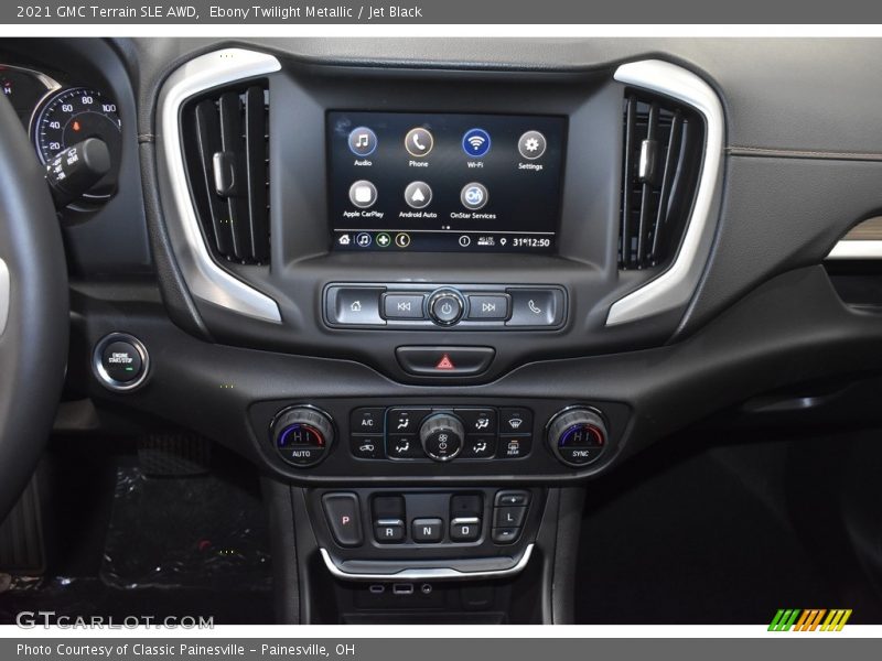 Controls of 2021 Terrain SLE AWD