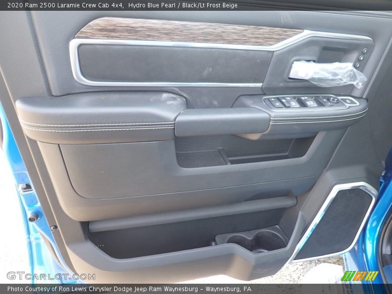 Hydro Blue Pearl / Black/Lt Frost Beige 2020 Ram 2500 Laramie Crew Cab 4x4