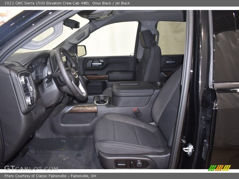  2021 Sierra 1500 Elevation Crew Cab 4WD Jet Black Interior