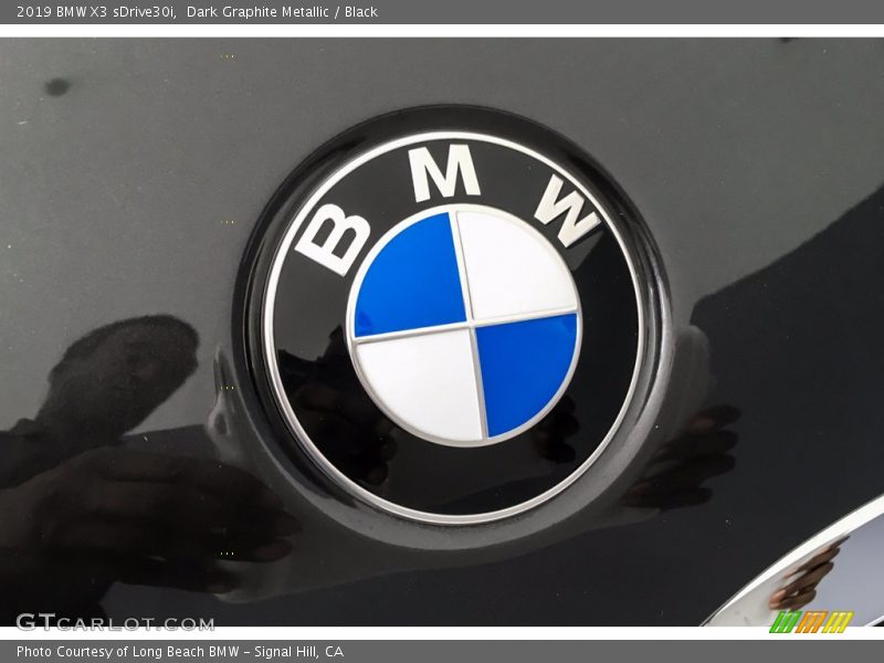 Dark Graphite Metallic / Black 2019 BMW X3 sDrive30i