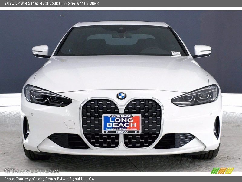 Alpine White / Black 2021 BMW 4 Series 430i Coupe