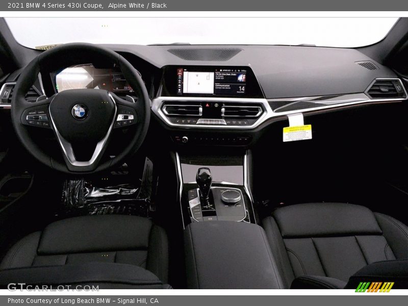 Alpine White / Black 2021 BMW 4 Series 430i Coupe
