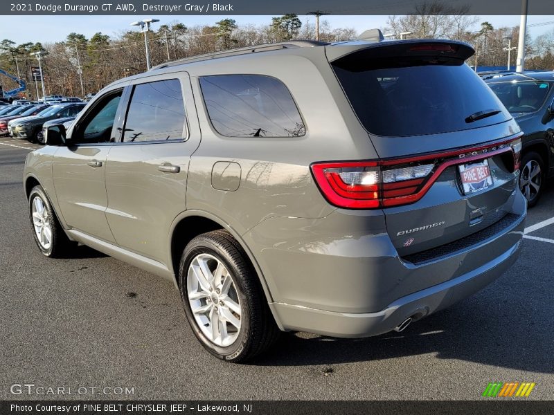Destroyer Gray / Black 2021 Dodge Durango GT AWD