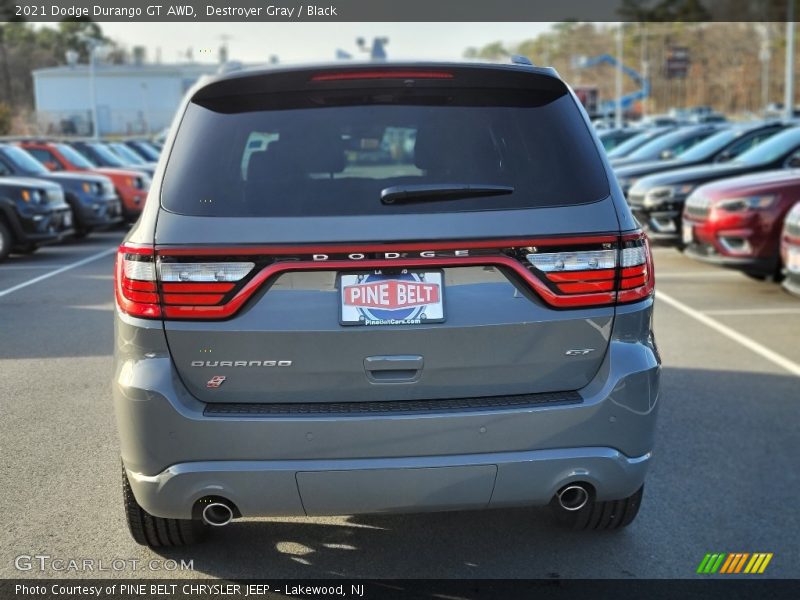 Destroyer Gray / Black 2021 Dodge Durango GT AWD