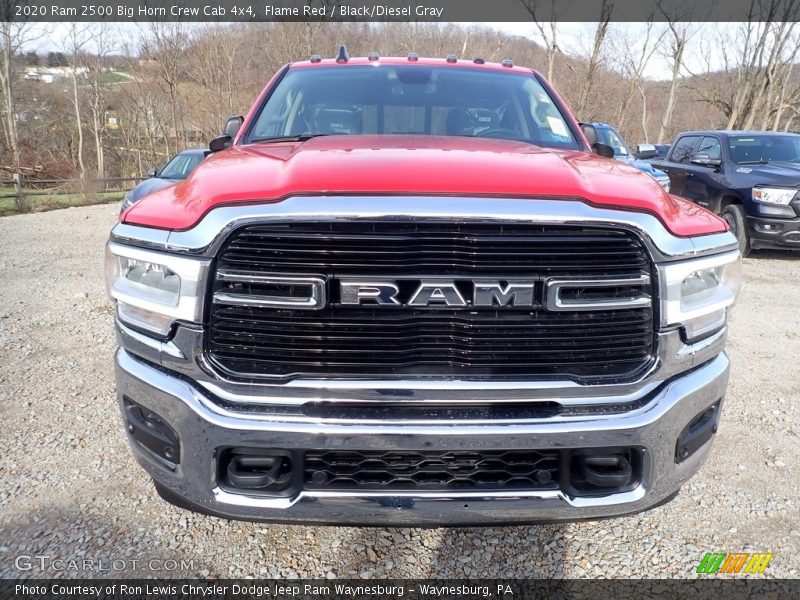 Flame Red / Black/Diesel Gray 2020 Ram 2500 Big Horn Crew Cab 4x4