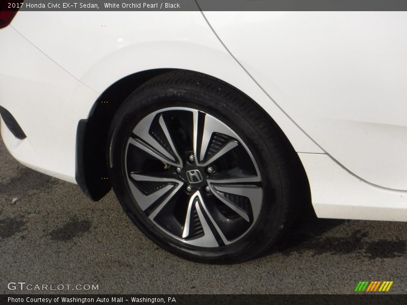 White Orchid Pearl / Black 2017 Honda Civic EX-T Sedan