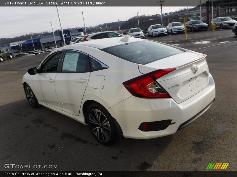 White Orchid Pearl / Black 2017 Honda Civic EX-T Sedan