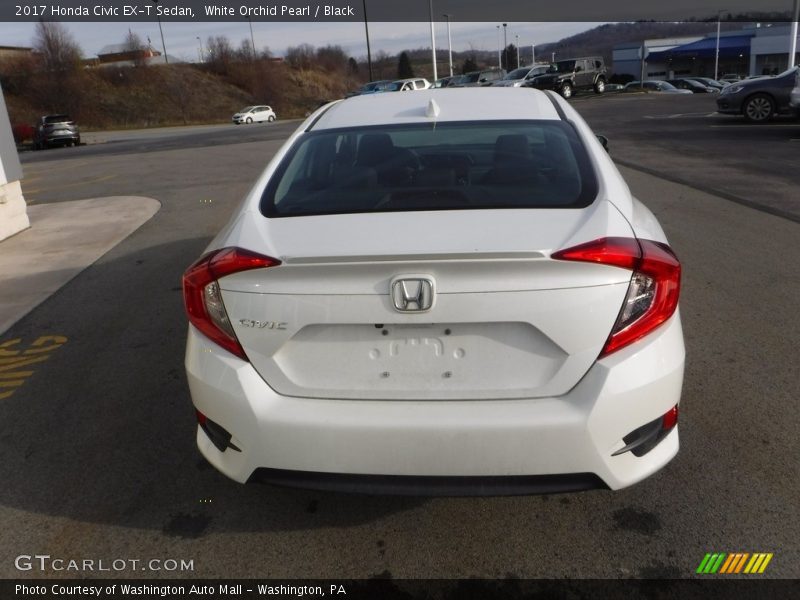 White Orchid Pearl / Black 2017 Honda Civic EX-T Sedan
