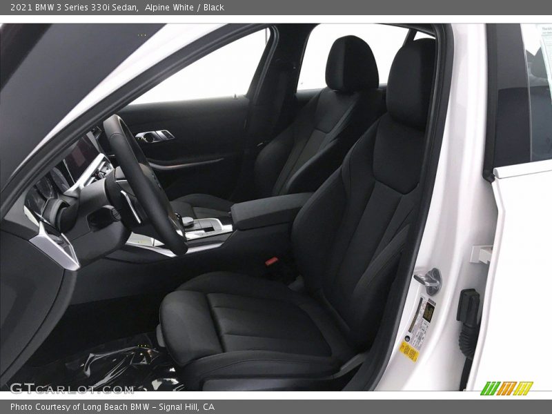 Alpine White / Black 2021 BMW 3 Series 330i Sedan