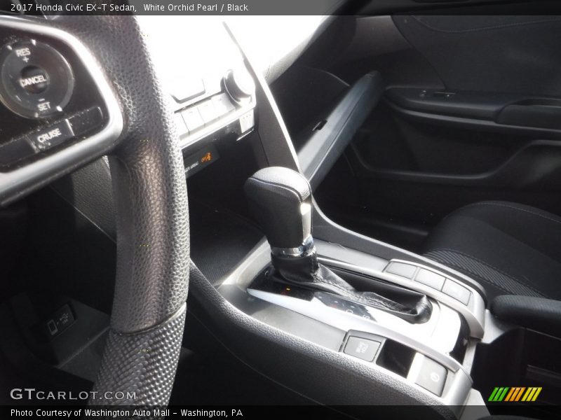 White Orchid Pearl / Black 2017 Honda Civic EX-T Sedan