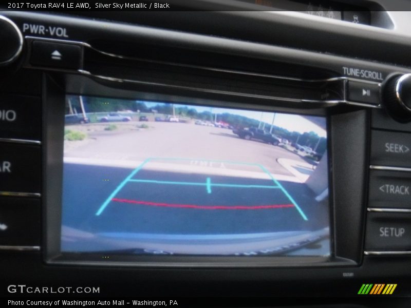 Silver Sky Metallic / Black 2017 Toyota RAV4 LE AWD