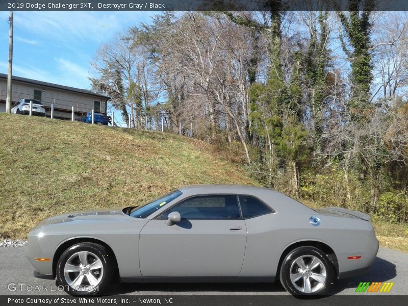 Destroyer Gray / Black 2019 Dodge Challenger SXT