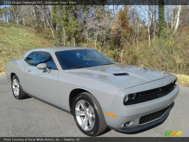 Destroyer Gray / Black 2019 Dodge Challenger SXT