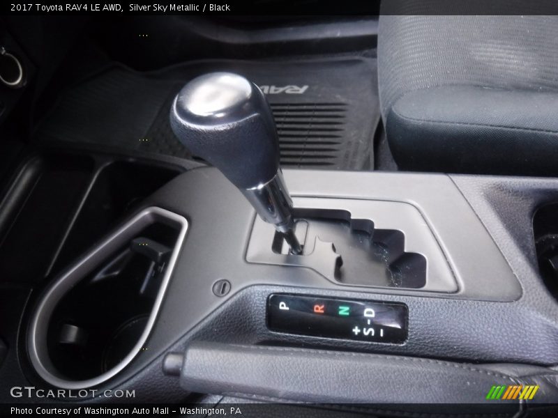 Silver Sky Metallic / Black 2017 Toyota RAV4 LE AWD