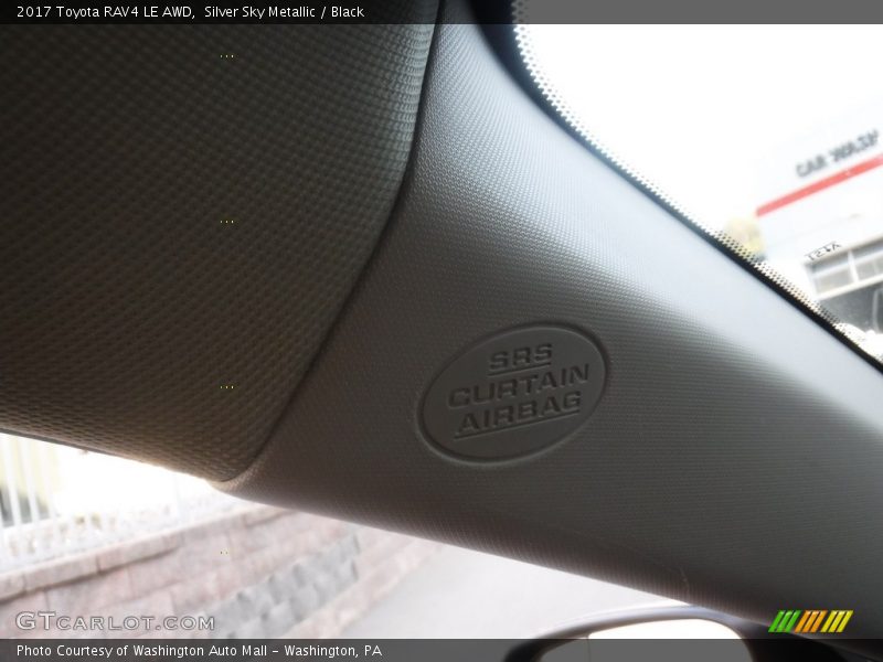 Silver Sky Metallic / Black 2017 Toyota RAV4 LE AWD