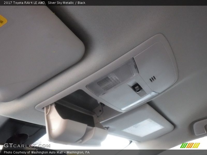 Silver Sky Metallic / Black 2017 Toyota RAV4 LE AWD
