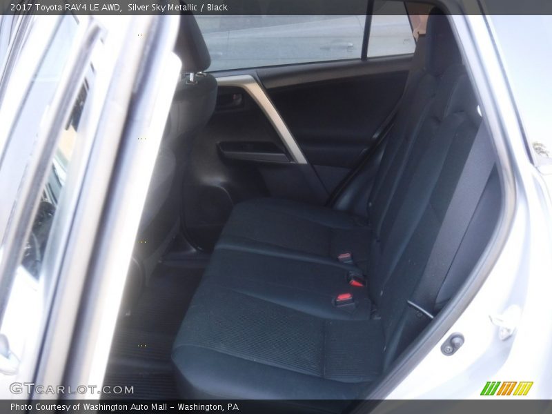 Silver Sky Metallic / Black 2017 Toyota RAV4 LE AWD