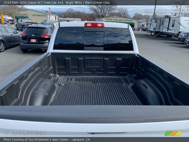 Bright White / Black/Diesel Gray 2019 Ram 1500 Classic SLT Crew Cab 4x4